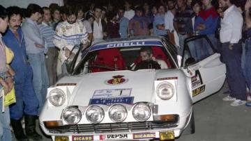 Antonio Zanini – Josep Autet (Ferrari 308 GTB). Rallye San Agustín 1984 (Foto: Escudería Avilesina)